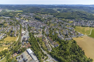 Aerial view, aerial view Balve, Pickhardt & Gerlach GmbH, Raiffeisen Sauerland Hellweg Lippe, An