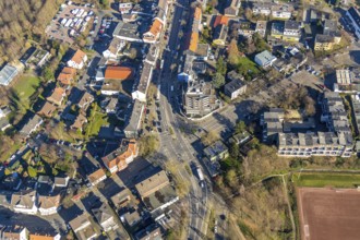Aerial view, intersection Kemnader Straße, Markstraße, Karl-Friedrich-Straße,