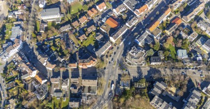 Aerial view, intersection Kemnader Straße, Markstraße, Karl-Friedrich-Straße,