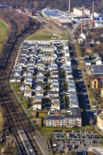 Aerial view, Ruhrauenpark Dahlhausen, development area, Dahlhausen, Bochum, Ruhr area, North