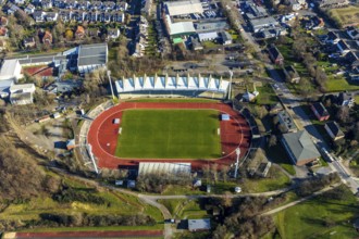 Aerial view, Lohrheide stadium, Leithe, Bochum, Ruhr area, North Rhine-Westphalia, Germany, DE,