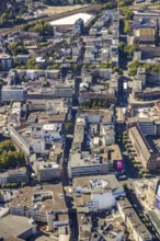 Aerial view, pedestrian zone Kortumstraße between Nordring and Konrad-Adenauer-Platz, Bermuda