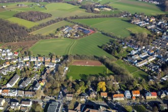 Aerial view, Am Hillerberg sports ground, Ballspielverein Hiltrop 1912 e.V., Landwirtschaftlicher