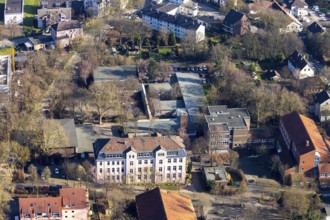 Aerial photo, Willy-Brandt-Gesamtschule, Wittekindstraße, Werne, Bochum, Ruhr area, North