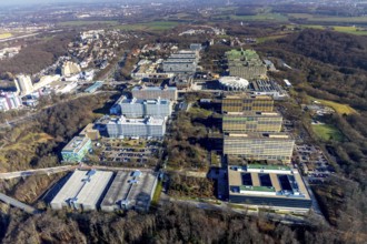 Aerial photo, Ruhr-Universität, Querenburg, Bochum, Ruhr area, North Rhine-Westphalia, Germany,