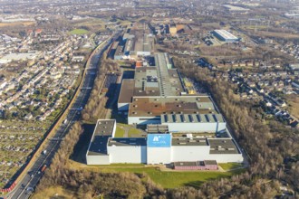 Aerial photo, thyssenkrupp Steel Europe AG Bochum plant, Essener Straße, Kruppwerke, Bochum, Ruhr