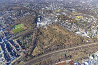 Aerial photograph, Hannibal slag heap, Phönixberg, Hofstede, Bochum, Ruhr area, North