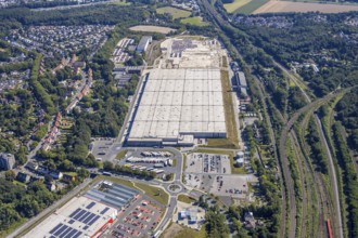 Aerial view, Opel Warehouse Bochum, Langendreer, Bochum, Ruhr area, North Rhine-Westphalia,