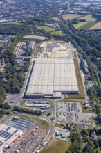 Aerial view, Opel Warehouse Bochum, Langendreer, Bochum, Ruhr area, North Rhine-Westphalia,