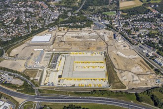 Aerial view, MARK 51°7, new building Zess, Laer, Bochum, Ruhr area, North Rhine-Westphalia,
