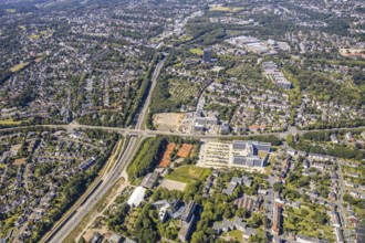 Aerial view, seven stones, Philippstraße 3 Alt-Vonovia, Wiemelhausen, Bochum, Ruhr area, North