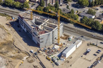 Aerial view, MARK 51°7, new building Zess, Laer, Bochum, Ruhr area, North Rhine-Westphalia,