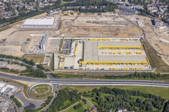 Aerial view, MARK 51°7, new building Zess, Laer, Bochum, Ruhr area, North Rhine-Westphalia,