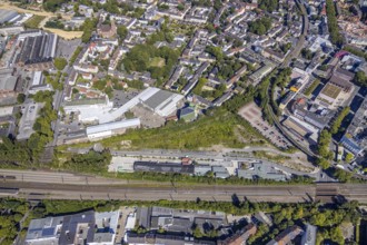 Aerial view, City-Tor Süd, Kruppwerke, Rotunde Bochum, RIFF - Veranstaltungs-GmbH, Bochum, Ruhr