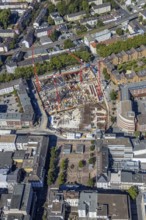 Aerial view, Old Justice Area, Gleisdreieck, Bochum, Ruhr Area, North Rhine-Westphalia, Germany,