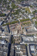 Aerial view, Old Justice Area, Gleisdreieck, Bochum, Ruhr Area, North Rhine-Westphalia, Germany,