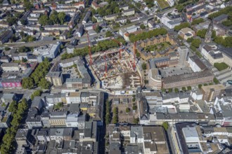 Aerial view, Old Justice Area, Gleisdreieck, Bochum, Ruhr Area, North Rhine-Westphalia, Germany,