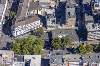 Aerial view, building Südring 1, Südinnenstadt, Bochum, Ruhr area, North Rhine-Westphalia, Germany,