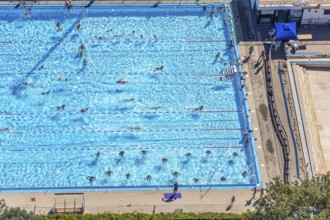 Schwimmverein Blau-Weiß Bochum 1896 e. V., outdoor swimming pool Am Wiesengrund, swimming pool,