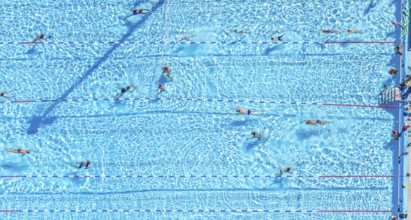 Schwimmverein Blau-Weiß Bochum 1896 e. V., outdoor swimming pool Am Wiesengrund, swimming pool,
