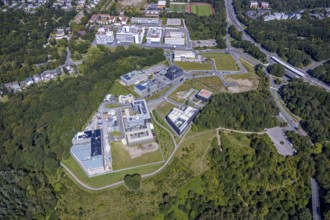 Aerial view, GesundheitsCampus Süd, Querenburg, Bochum, Ruhr area, North Rhine-Westphalia, Germany,