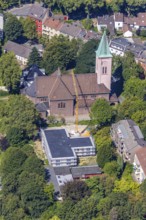 Aerial photograph, ÐŸÑ€Ð°Ð²Ð¾ÑÐ°Ð²Ð½Ð°Ñ Ð¦ÐµÑ€ÐºÐ¾Ð²ÑŒ, Russian Orthodox Church Feldsieper Straße,