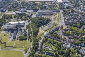 Aerial view, city centre west, Kultur Ruhr GmbH, Westpark, Gahlensche Straße, Alleestraße,