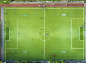 Aerial view, sports centre Wattenscheid-West Berliner Straße, Leithe, Bochum, Ruhr area, North