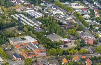 Aerial view, Lohrheidestrasse industrial estate, Wattenscheid technology and start-up centre,