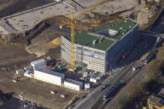 Construction site, former Opel site, construction site Zess building Laer, Bochum, North
