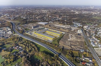 New construction DHL Logistik, former Opel site, former Opel administration building, construction