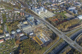 Police Bochum police station south-east, construction site new building residential neighbourhood