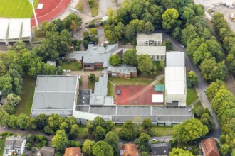 Aerial view, Olympic Training Centre Ruhr-Ost at Lohrheidestadion, Leithe, Bochum, Ruhr area, North