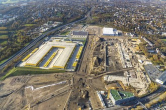 Construction site, new construction DHL Logistik, former Opel site, former Opel administration
