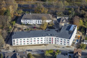 Luther House construction site, Stiepel, Bochum, Ruhr area, North Rhine-Westphalia, Germany, place