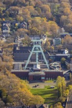 German Mining Museum, winding tower, Grumme, Bochum, Ruhr area, North Rhine-Westphalia, Germany,