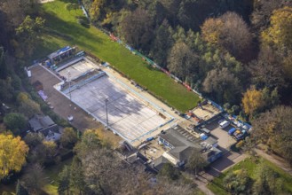 Renovation swimming pool Schwimmverein Blau-Weiß Bochum 1896, Am Wiesengrund, Weitmar, Bochum, Ruhr