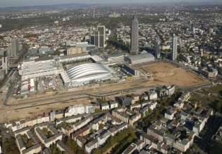 Frankfurt, main railway station, DEU Germany Germany, Europe, aerial view, birds-eyes view, aerial