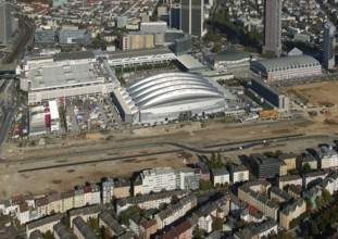 Frankfurt, main railway station, DEU Germany Germany, Europe, aerial view, birds-eyes view, aerial