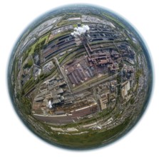 Dillinger Hütte, AG der Dillinger Hüttenwerke, rolling mill, steel mill, Saarstahl AG, Dillingen,