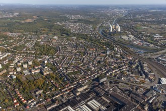 Völklingen, Saarland, Germany, Europe, aerial view, birds-eyes view, aerial photography, aerial
