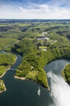 Former Nazi Ordensburg Vogelsang, a building complex erected by the National Socialists on Mount