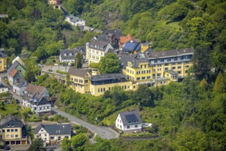 Aerial photo, Burghotel Volmarstein, Volmarstein, Wetter, Ruhr area, North Rhine-Westphalia,