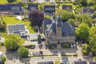 Aerial view, town hall Wetter, Wetter, Ruhr area, North Rhine-Westphalia, Germany, authority, DE,