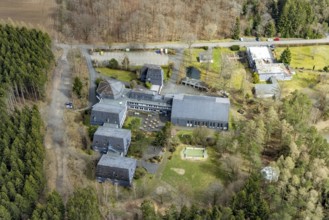 Aerial photo, CVJM Kreisverband Siegerland e.V., Wilgersdorf, Wilnsdorf, Siegerland, North