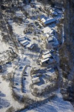 Aerial photo, Waldorf Institute at Annener Berg, Annen, Witten, Ruhr area, North Rhine-Westphalia,