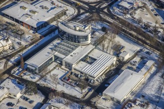 Aerial photo, Stadtwerke Witten, Witten, Ruhr area, North Rhine-Westphalia, Germany, DE, energy