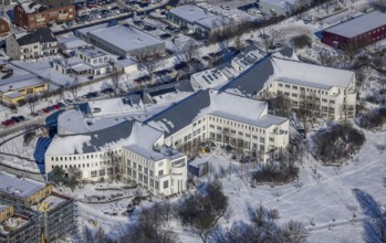 Aerial view, University of Witten / Herdecke, Annen, Witten, Ruhr area, North Rhine-Westphalia,