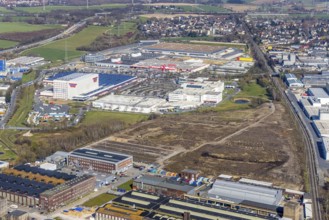 Aerial view, Stockumer Straße industrial estate, Wittener Industrie und Technologie Park, WITG,