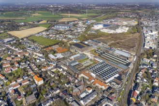 Aerial view, Stockumer Straße industrial estate, Wittener Industrie und Technologie Park, WITG,